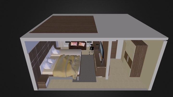 18oktober2013 - 3d bedroom 3D Model