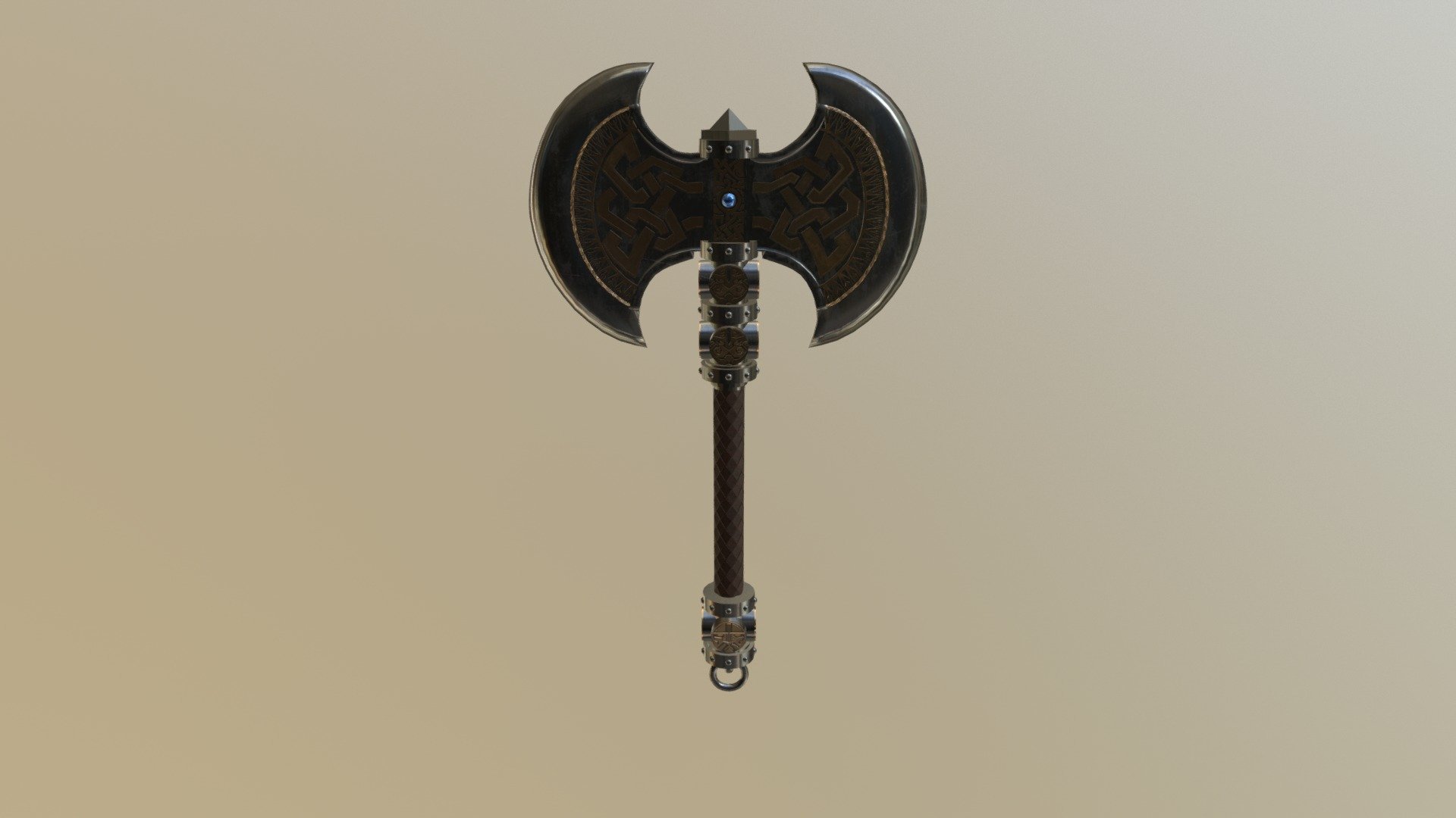 Dwarf Axe High Poly - 3D model by andsherose [c0b0e78] - Sketchfab