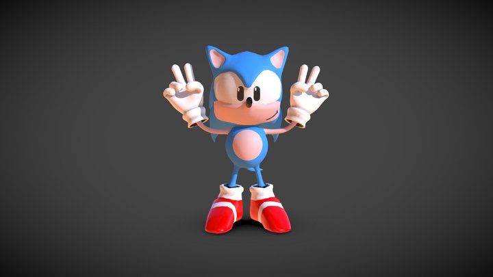 Sonic 3D Model