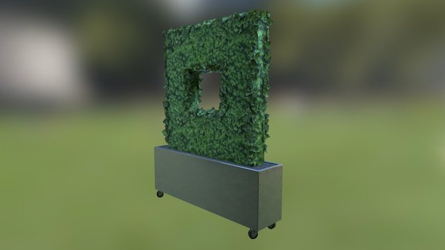 Boxwood- Hedge- Planter 3D Model
