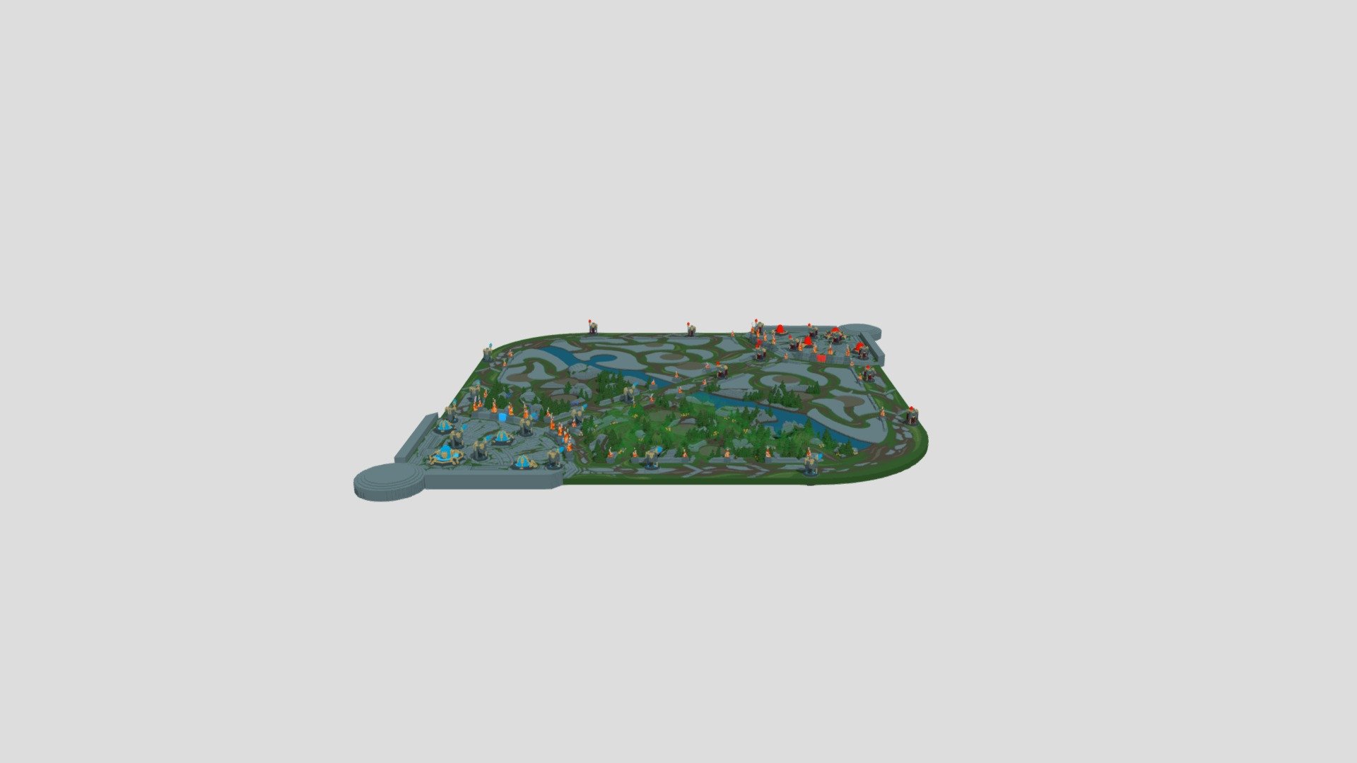 Summoner's Rift WIP - 3D model by s21528 [c0b53ab] - Sketchfab
