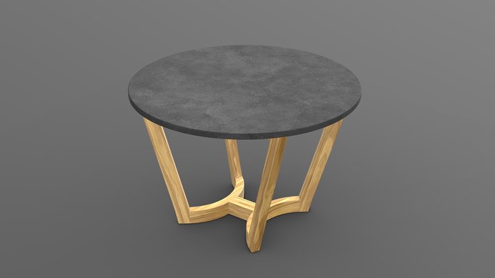 Burr & Knot - Illand Table 3D Model