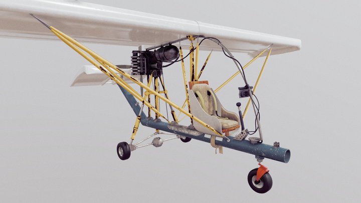 HM Airplane 3D Model