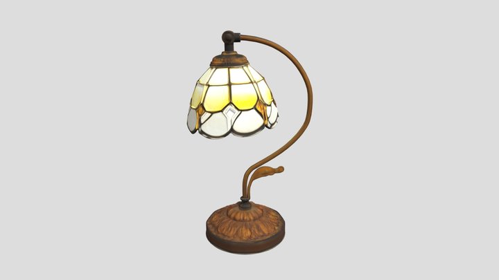 Radiant Elegance Lamp 3D Model