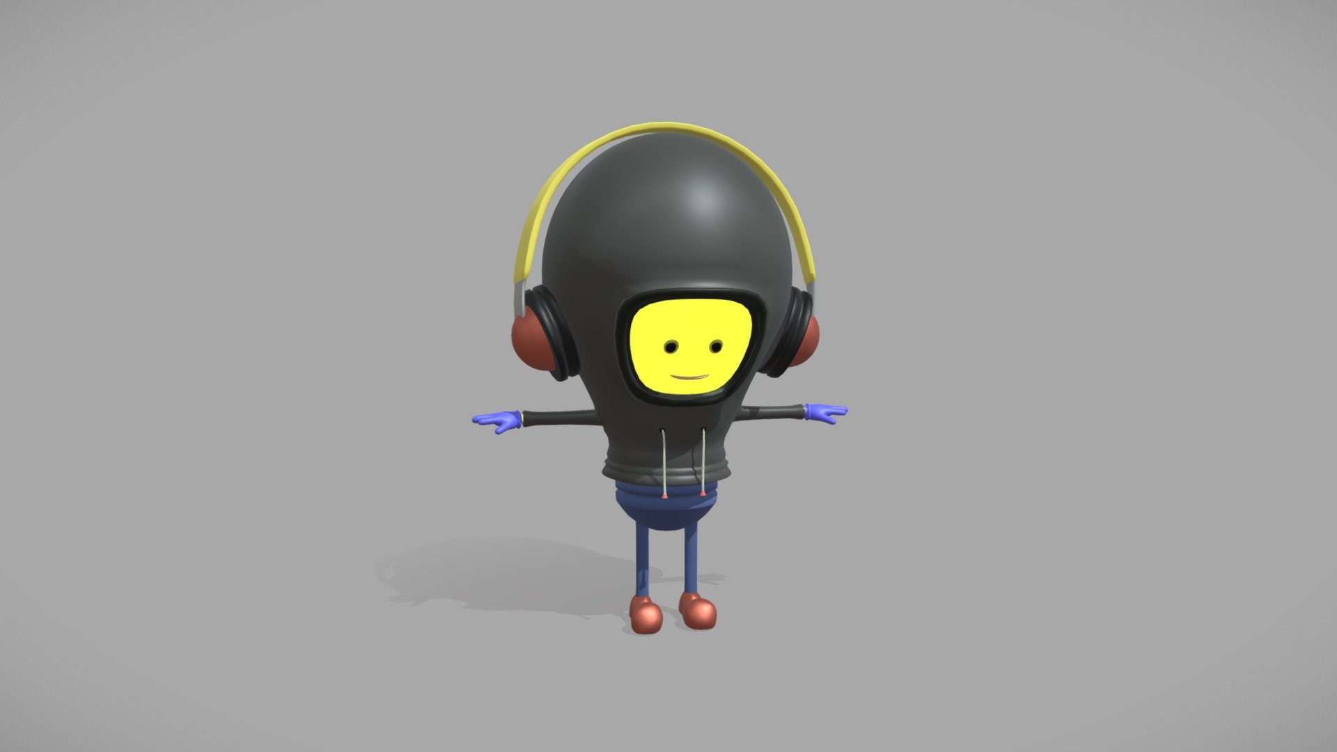 Bulb Character - Buy Royalty Free 3D model by Vasundhara Infotech LLP ...