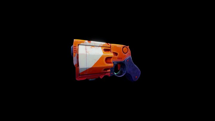 Stylised Pistol (FREE DOWNLOAD) 3D Model