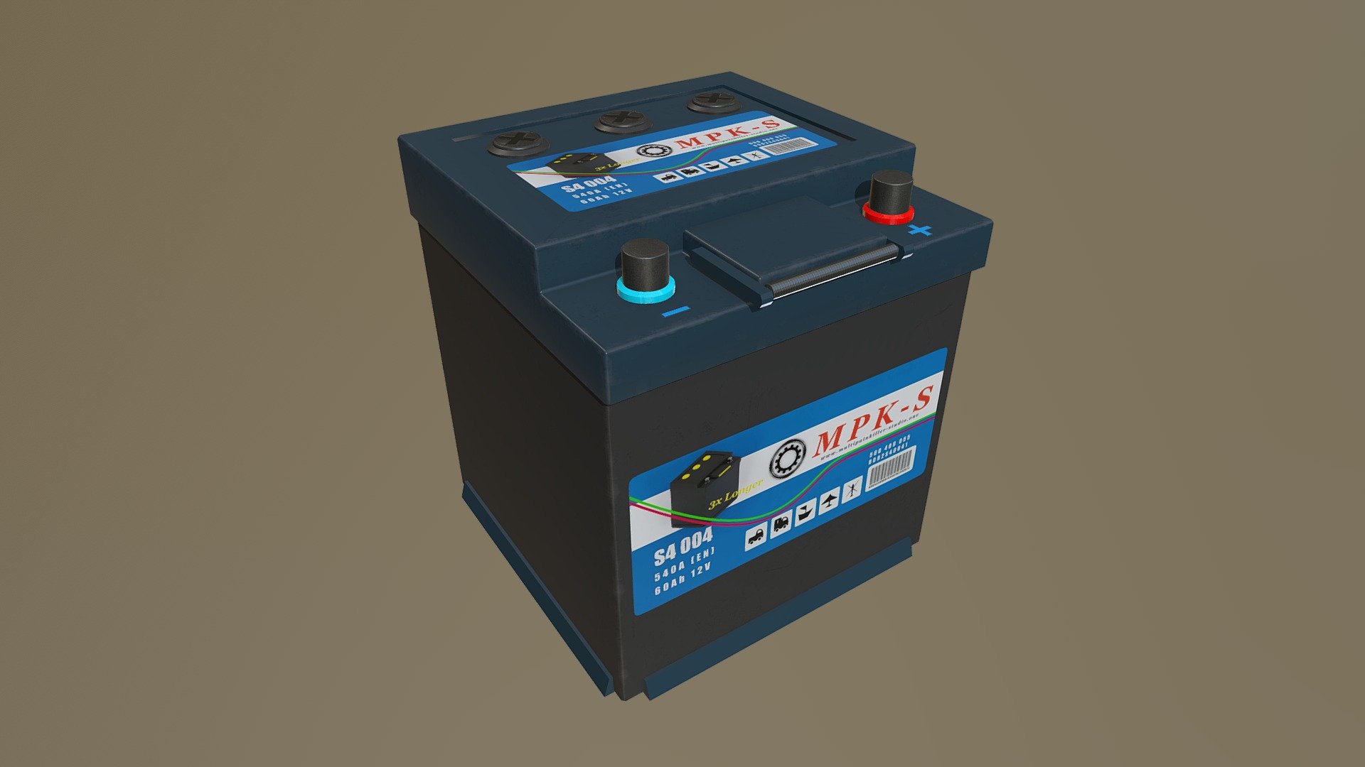 Battery - Download Free 3D model by Multipainkiller Studio ...