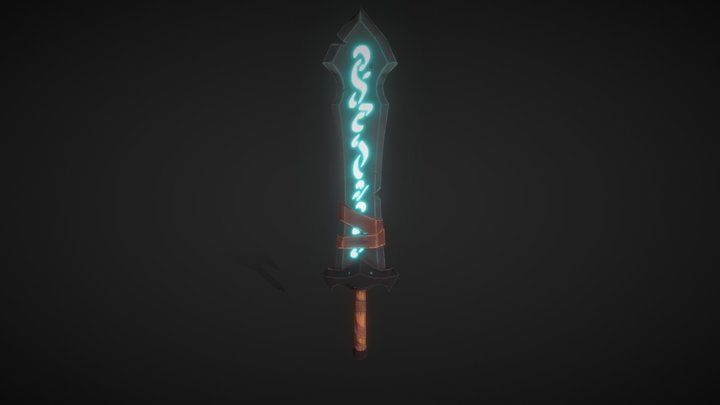 Arcane Sword 3D Model