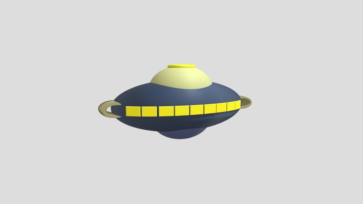 Spaceship UFO 3D Model