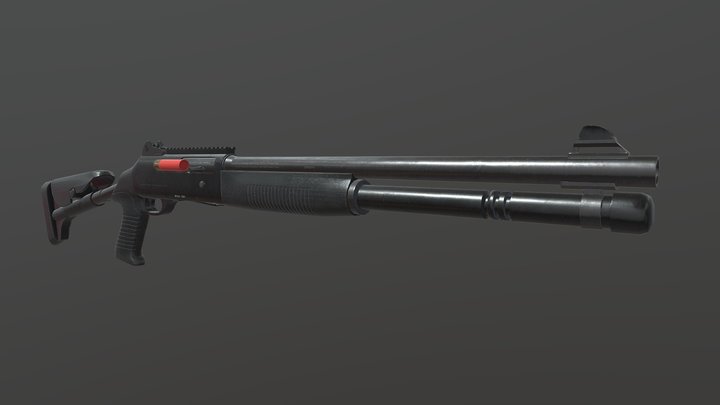 M1014 - Game Ready 3D Model