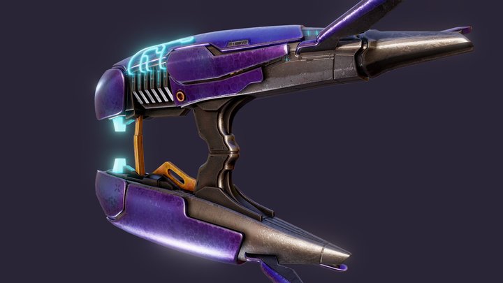 Halo Plasma Rifle 3D Model