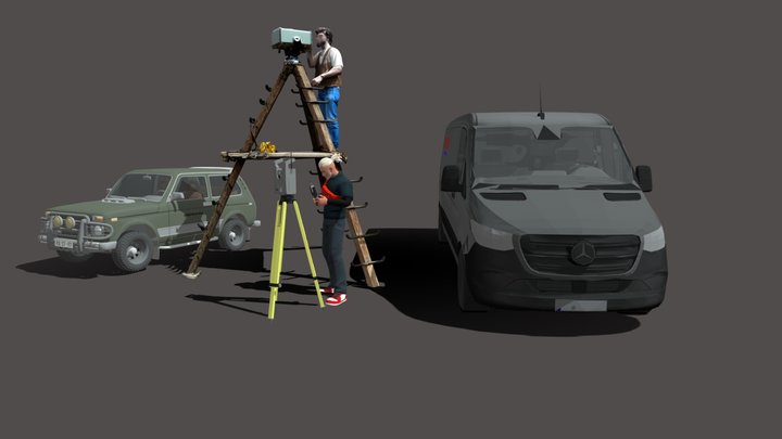 Evolution Of Geodesy-illustration – Gratis 3D-model STL