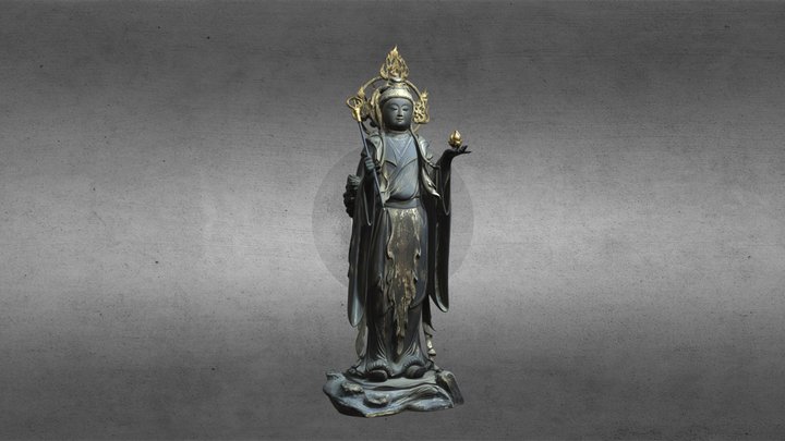京都三十三間堂二十八部眾-No.14大弁功徳天 3D Model