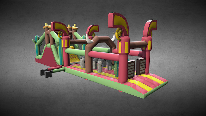 COWBOY RUN 3D Model