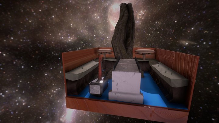 First Norse mythology styled project 3D Model