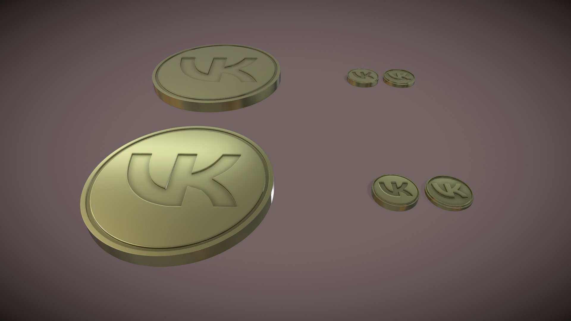 Подставка для чашки и монетка - 3D model by Миллирина (@ms1white56 ...