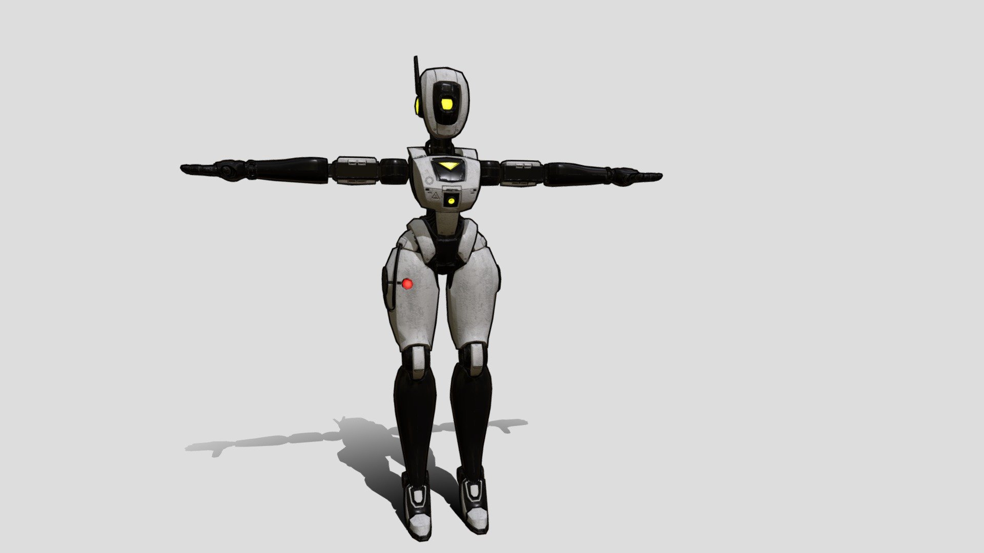 Glados humanoid - Download Free 3D model by davidthe19th (@davidthe19th)  [c0bf144], image size:1920x1080