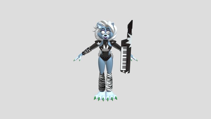 Roxanne Wolf Coolioart 3D Model