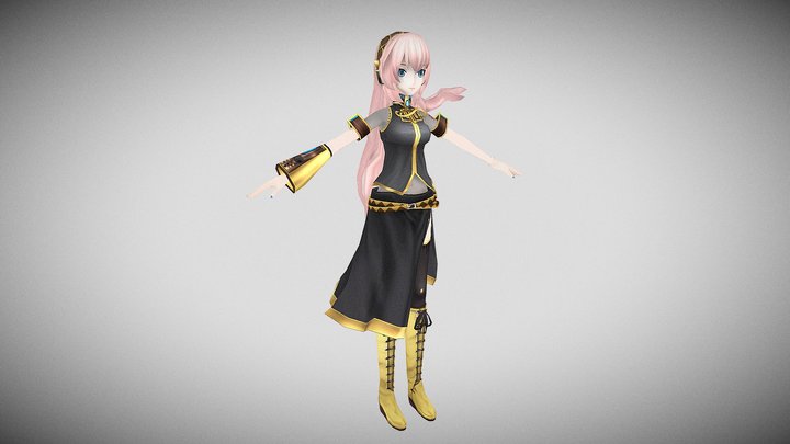 Megurine Luka – Free 3D Model STL