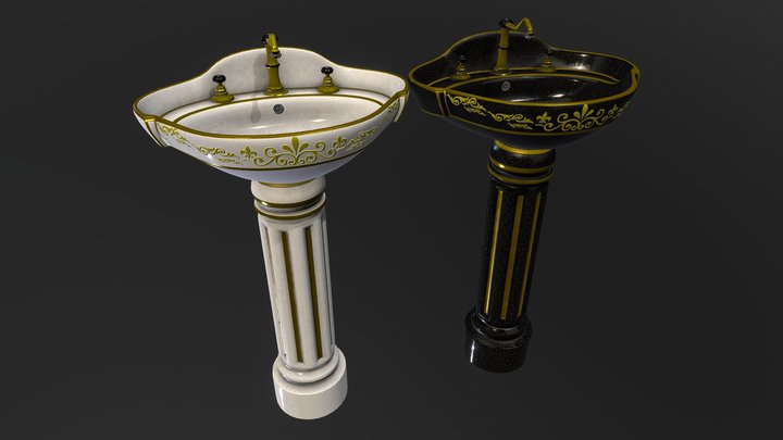 Washbasin Model – Modello 3D gratuito STL