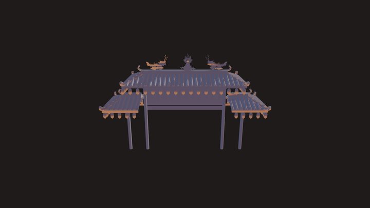 China Town 3D Model