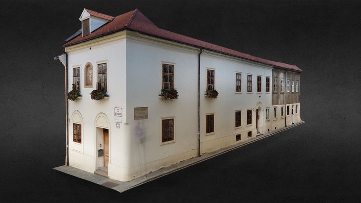 Fasada zgrade na Gornjem gradu | Zagreb, Croatia 3D Model