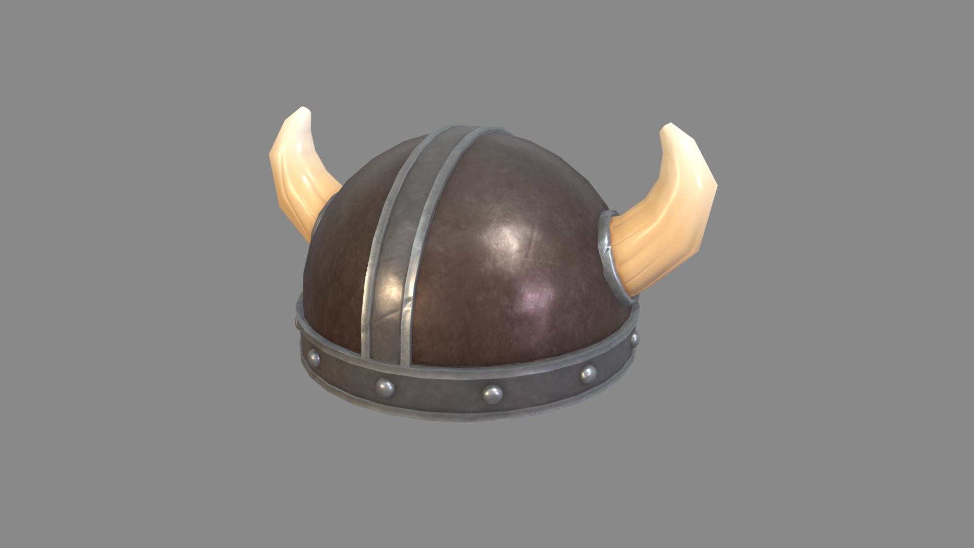 3D model Viking Helmet - This is a 3D model of the Viking Helmet. The 3D model is about a close-up of a helmet.