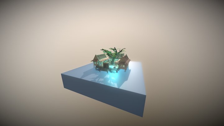 Thai Fantasy shop style by Peanut 3D Model