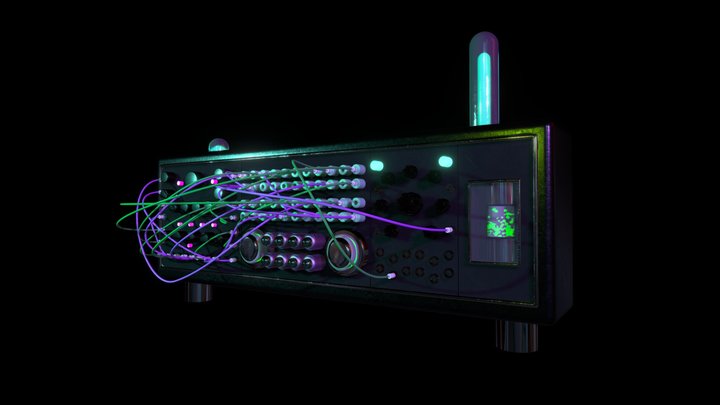 Modular Synth (from future) 3D Model