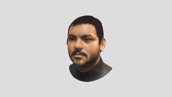 Ahmed Taj Head 3D Model