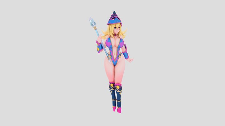 Dark Magician Girl Monokini 3D Model