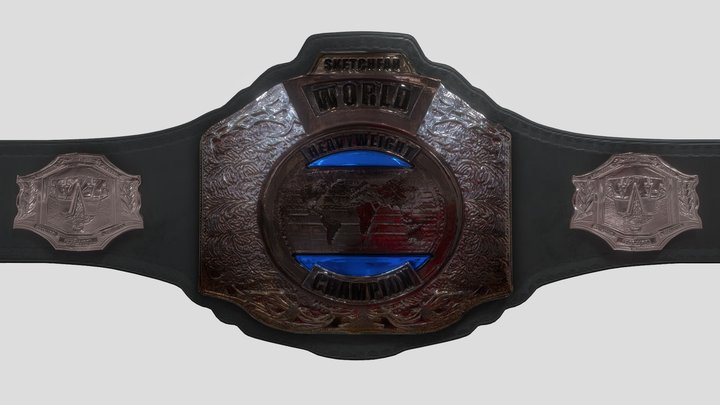 SKETCHFAB WORLD CHAMPION BELT – Kostenloses 3D-Modell STL