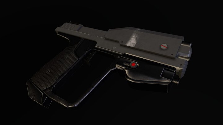 halo pistol 3D Model