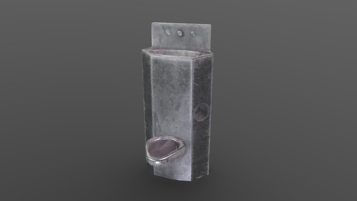 Prison Toilet 3D Model