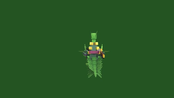 Zoro Sceptile 3D Model