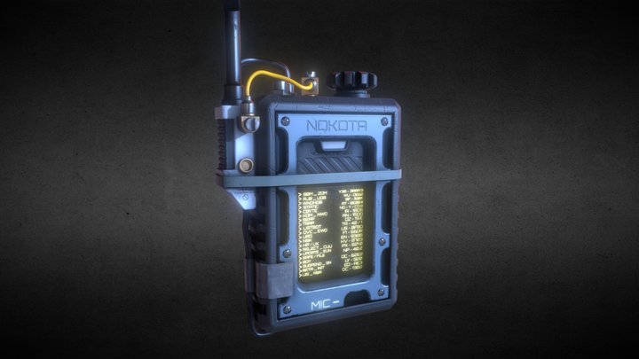 NOKOTA - Cyberpunk 3D Model