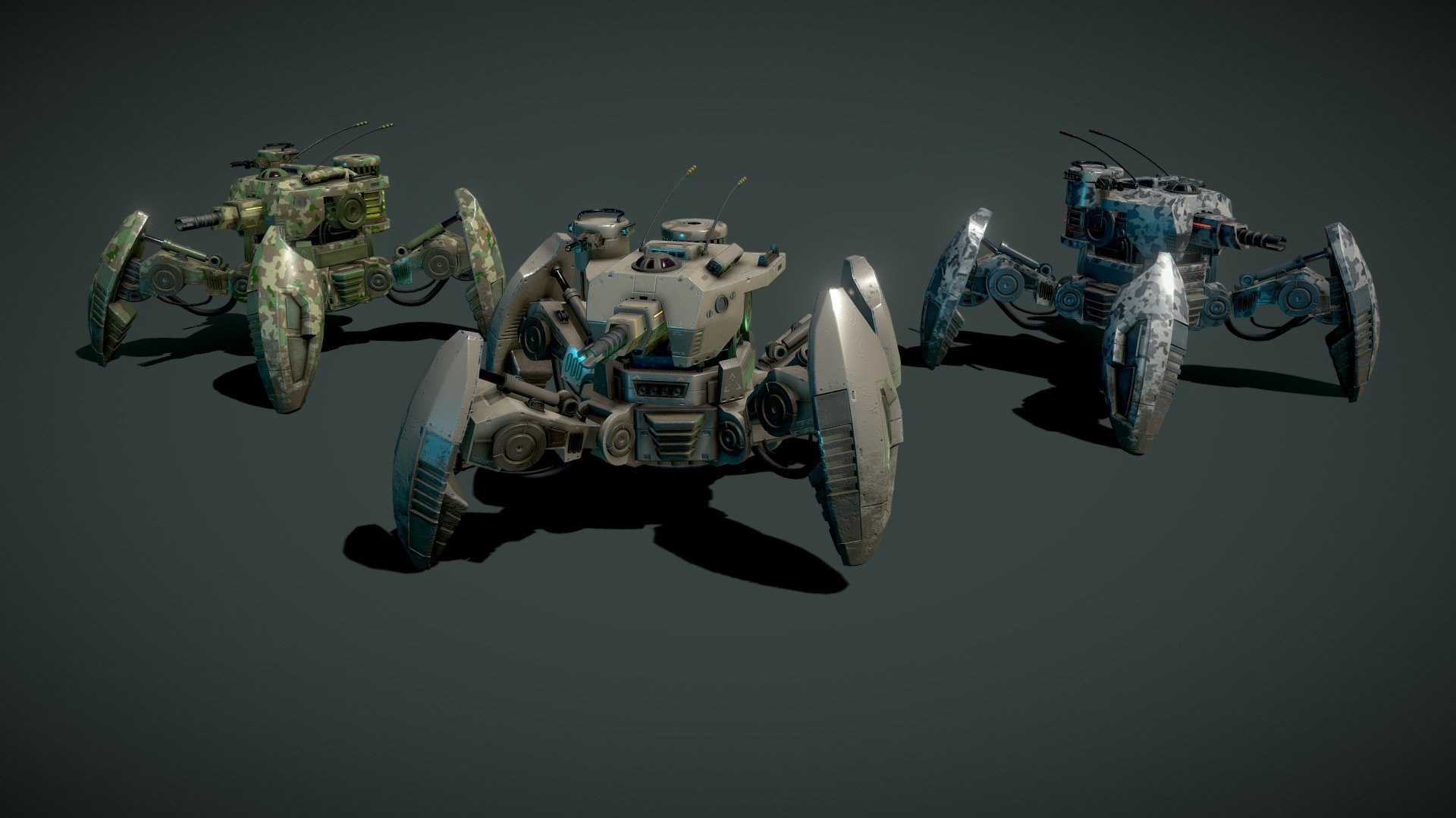 Spider Tanks - Buy Royalty Free 3D model by phantom-fox [c0c6986 ...