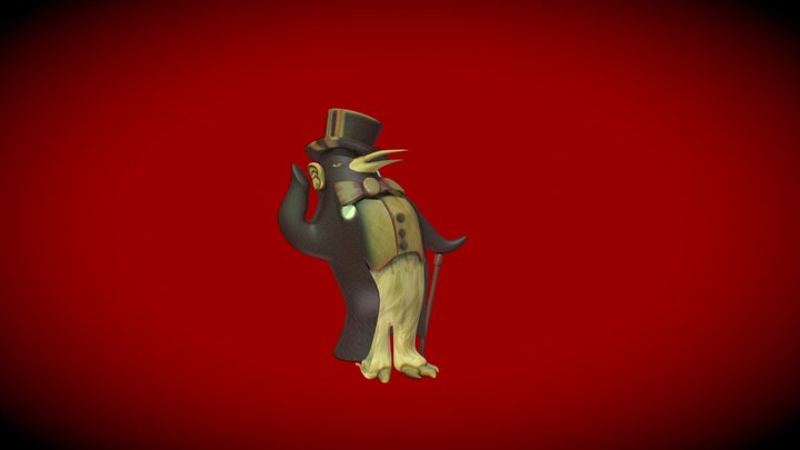Fleetwoodmac Penguin 3D Model