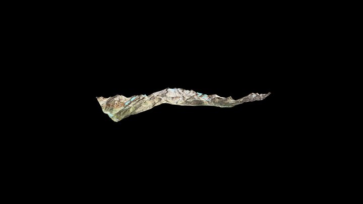 Calizas Devónicas en la cabecera del Ésera 3D Model