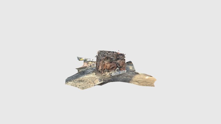 Copper cube 1 Scrap yard Kingston 3D Model