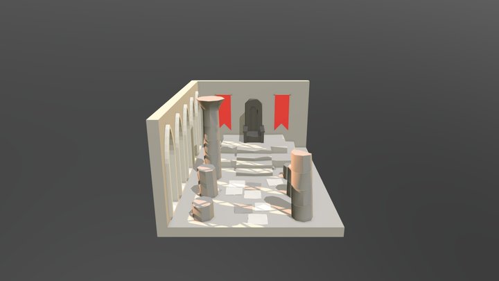 Throne Room 3D Model