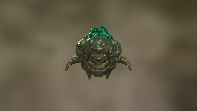 Rock Golem Low 3D Model