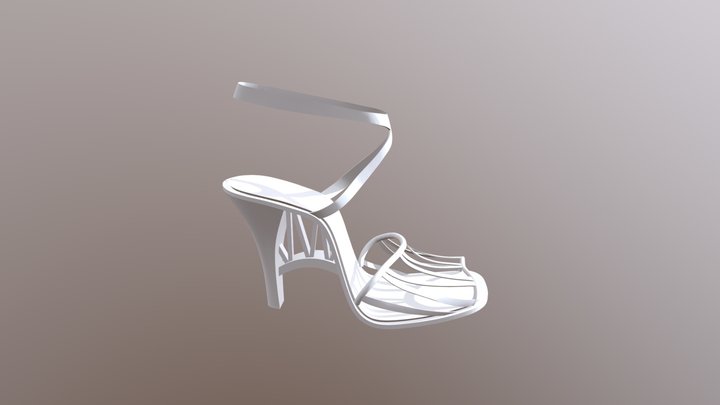 bridge inspired high heels 3D Model