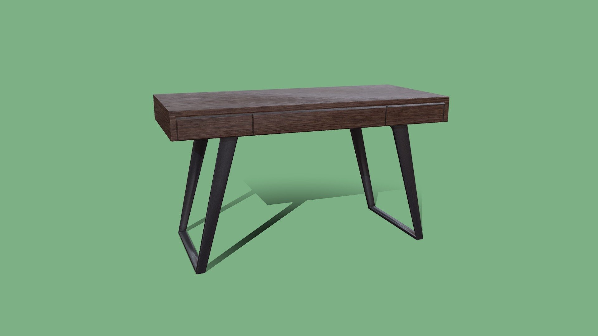 Lowry Desk low poly