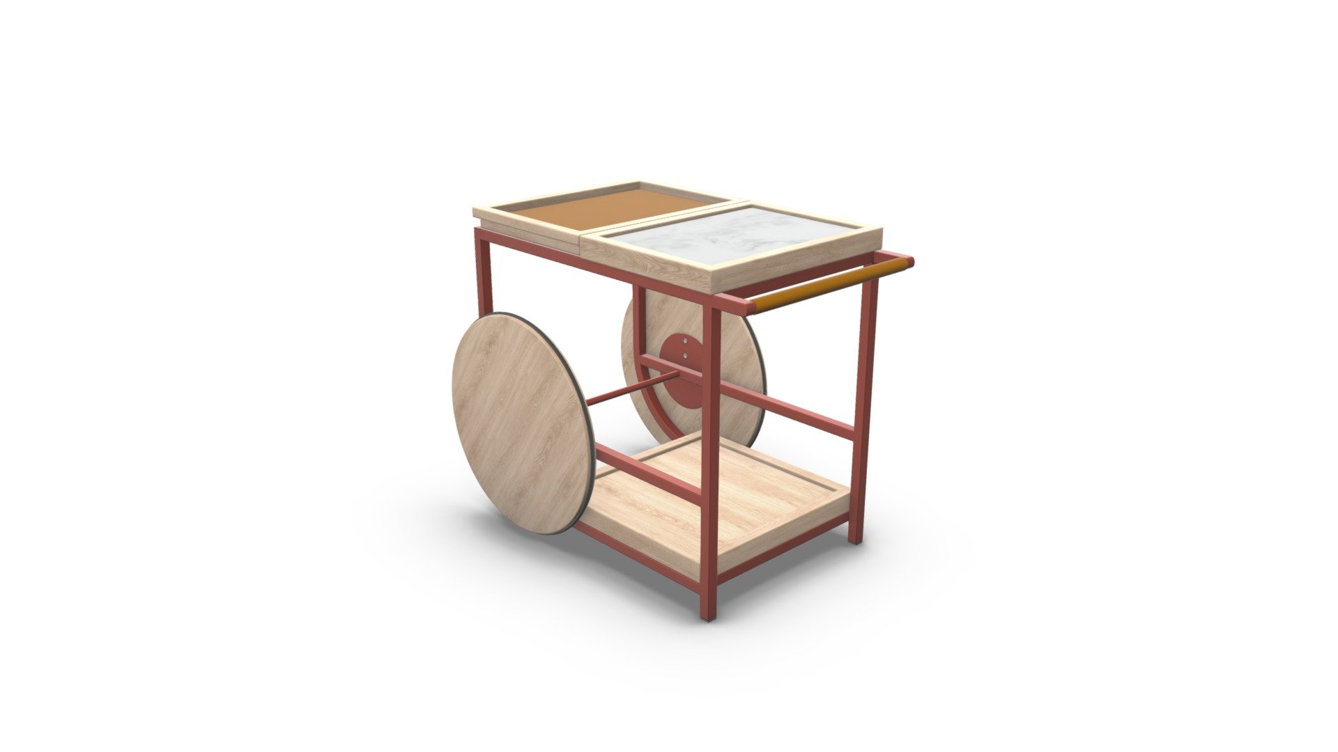 Omara Drinks Trolley, Marble