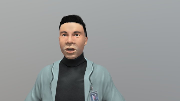 Dr. Henry Wu A-Pose 3D Model