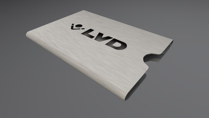 LVD Business Card Holder 3D Model