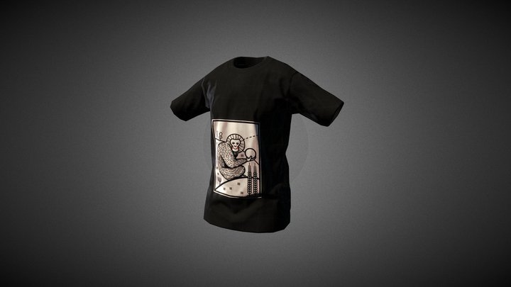 Shirt Design print Lesya Dvorichanskaya 3D Model