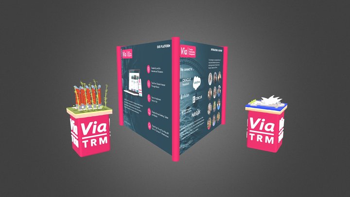 Via TRM Conference Booth 3D Model