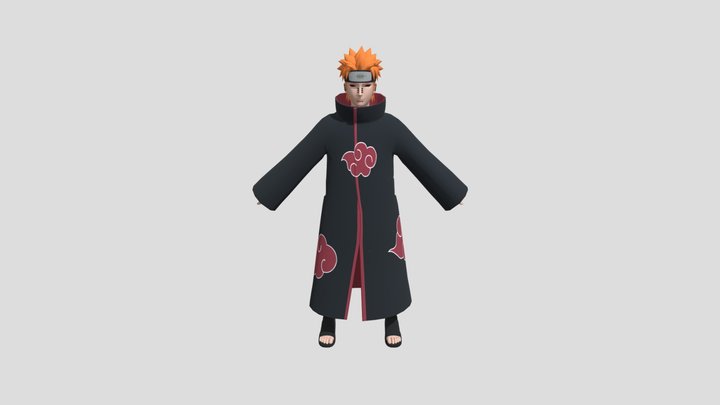 Pain Akatsuki 3D Model